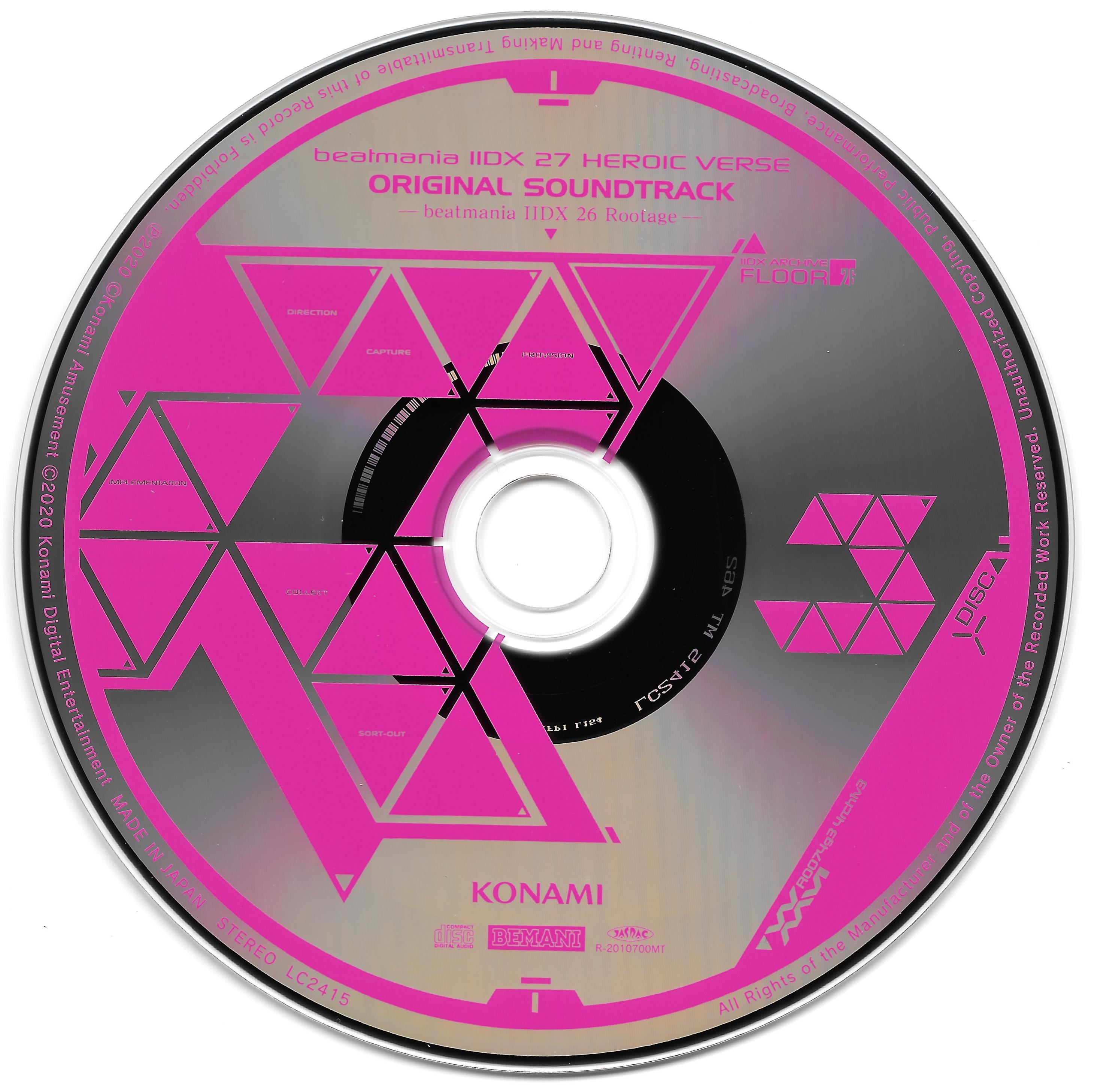 beatmania IIDX 27 HEROIC VERSE ORIGINAL SOUNDTRACK (2020